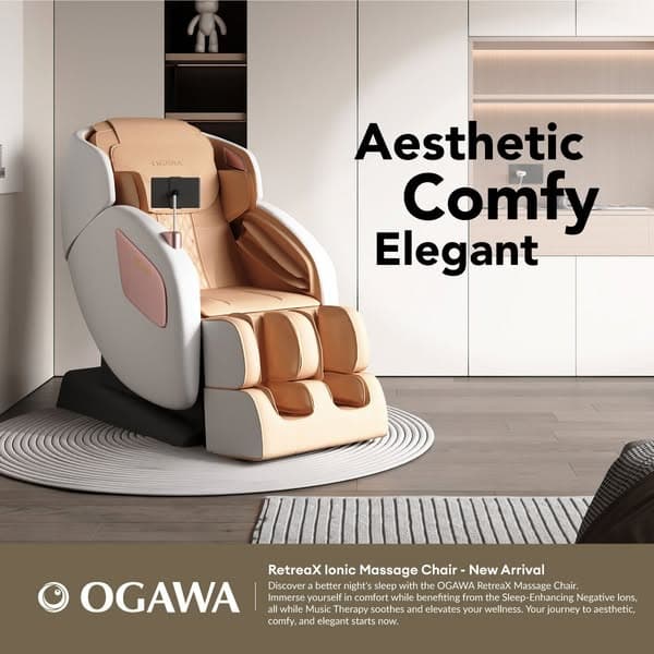 OGAWA invites you to discover a whole new level of comfort with the Retrea X Massage Chair ✨💺