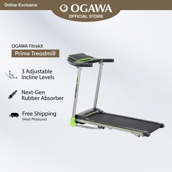 OGAWA makes home workouts easier, smarter, and more enjoyable with the FitrekX Prime Home Treadmill 🏃♂️✨