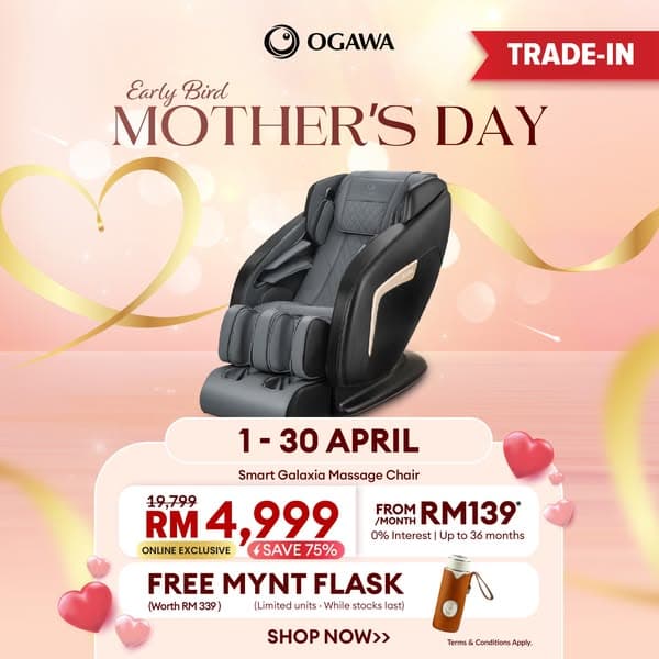 OGAWA is making Mother’s Day extra meaningful with a limited-time Trade-In Special 🌷💖