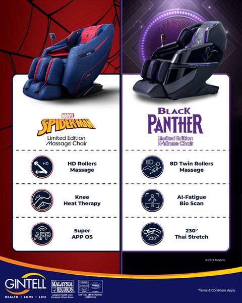 GINTELL Black Panther & Spider-Man