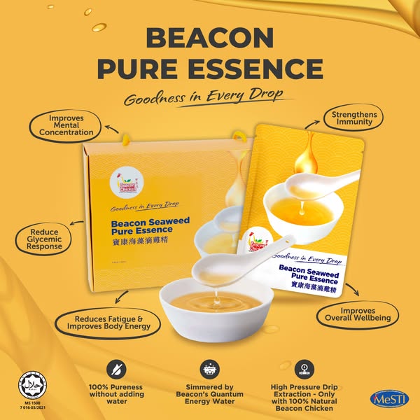 Beacon Mart has the deal your body will thank you for — now only RM118 for our Seaweed Chicken Essence!