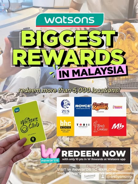 Watsons isn’t just for shopping anymore!