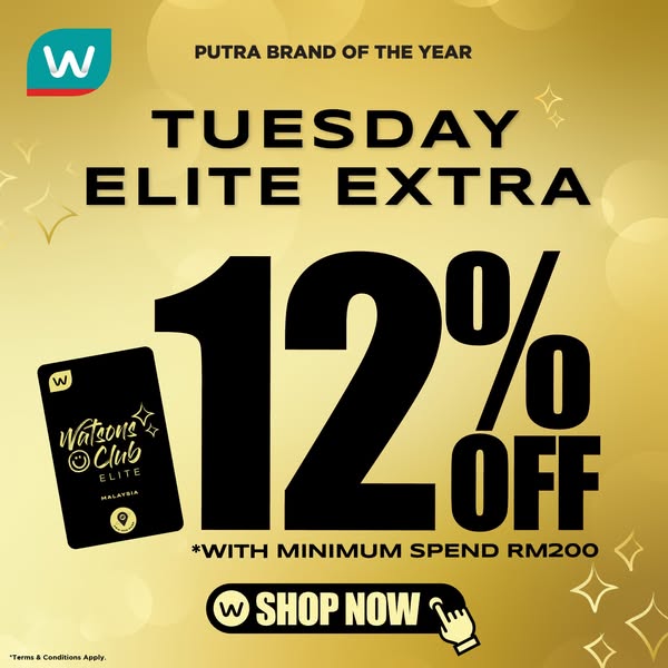 Watsons has something special just for our Elite Members!