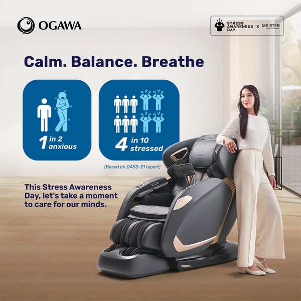 OGAWA invites you to slow down this Stress Awareness Day
