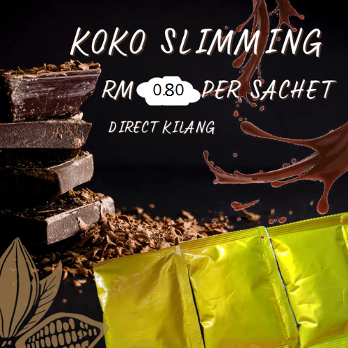 COKLAT KURUS — Chocolate Slimming Drink (25g Sachet) | Curb Appetite & Stay Full Longer!