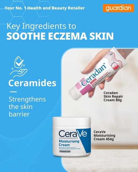 Guardian Pharmacy shares what your eczema-prone skin truly needs to feel calmer and more protected. 💙