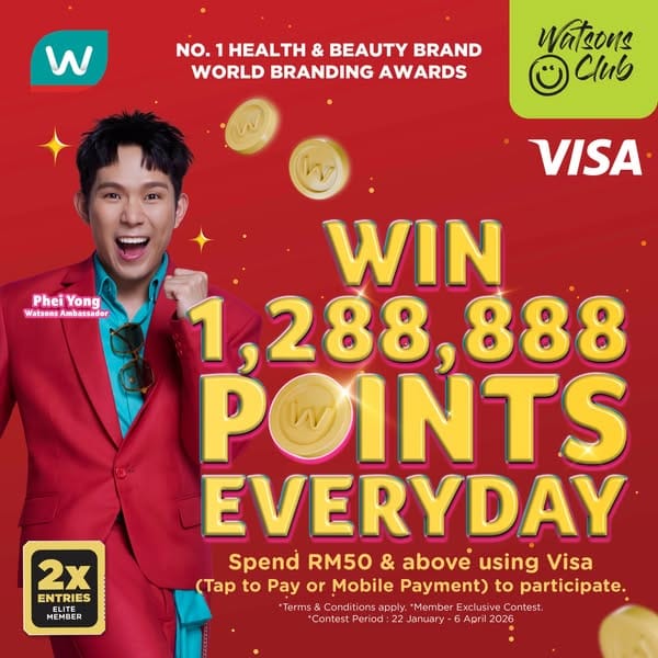 Watsons invites you to shop, celebrate, and get rewarded 🏮✨