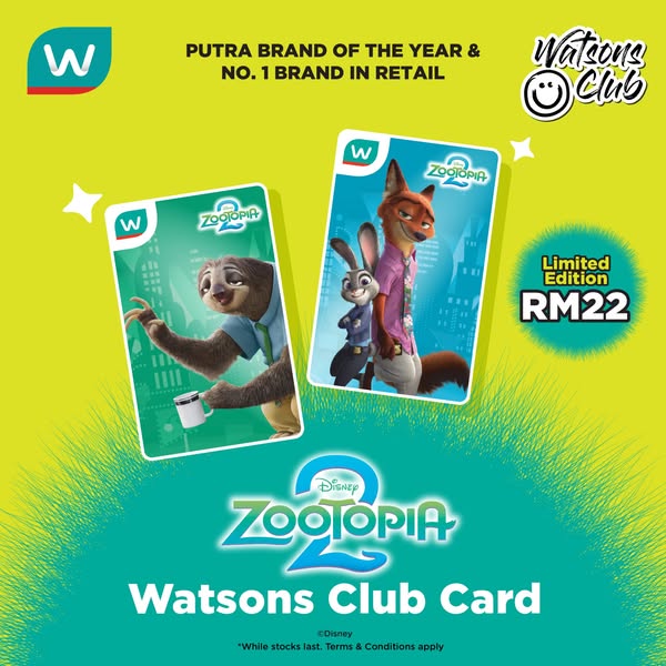 Watsons brings a little extra magic to your shopping experience 💚✨