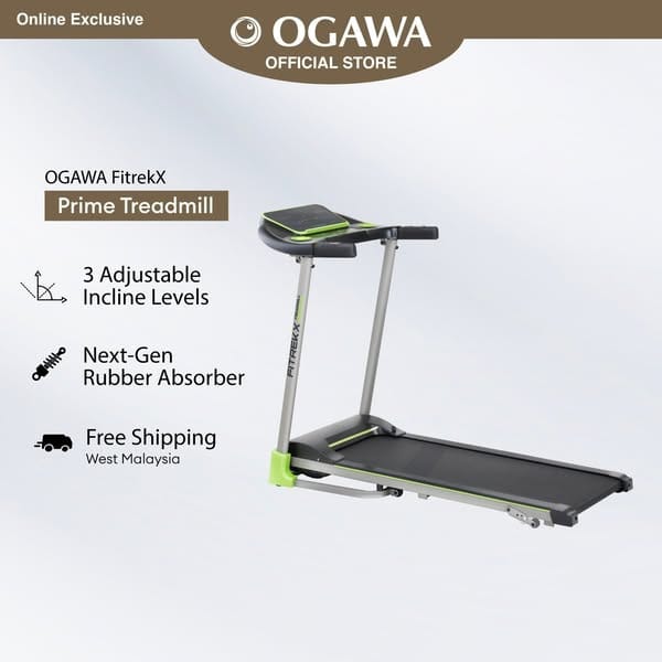 OGAWA makes home workouts easier, smarter, and more enjoyable with the FitrekX Prime Home Treadmill 🏃‍♂️✨